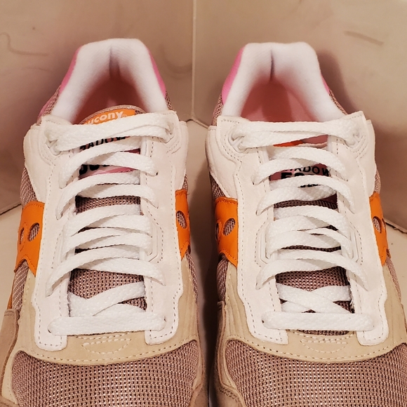 Saucony Shadow 5000 Tan/Orange Men Size 13 New - Picture 9 of 12